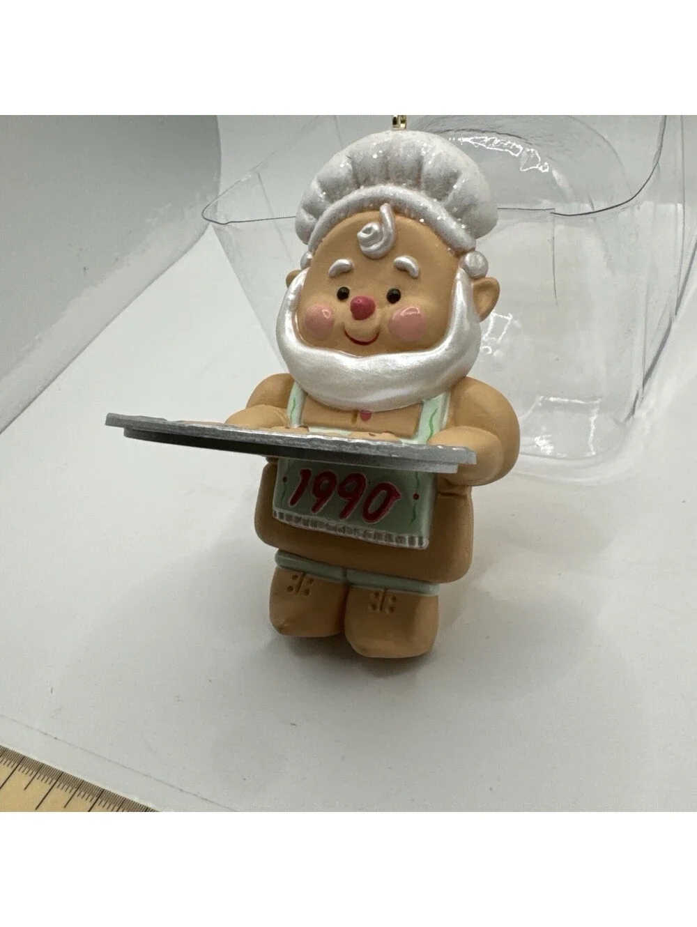 Hallmark 1990 Keepsake Baking Ornament ~ GINGERBREAD ELF BAKER with Box